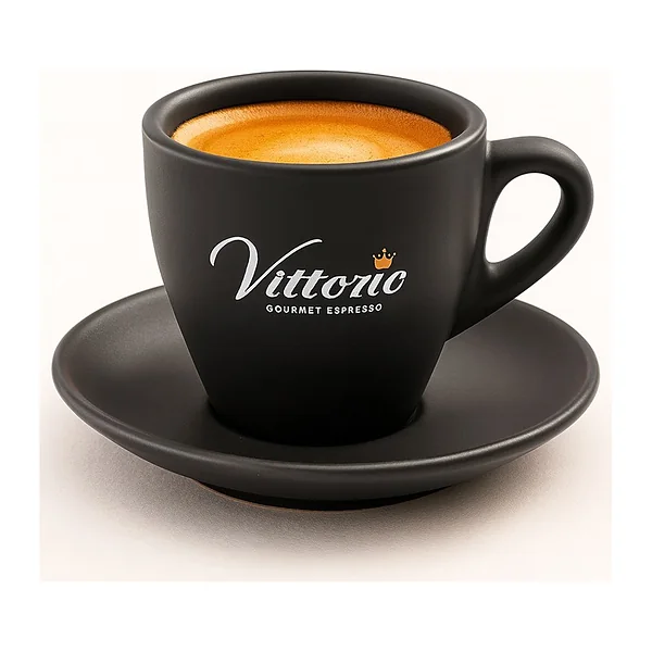 Vittorio Black Espresso Cup